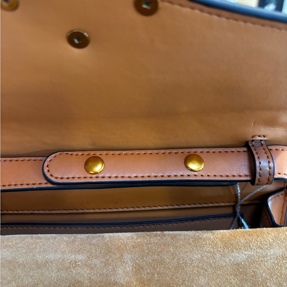 *SOLD** Yellow Suede Bag with Pink Crystal bug Embellishment - Picture 4 of 12